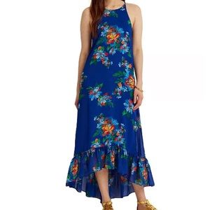 NEW Lauren Ralph Lauren Floral Georgette Sleeveless Dress